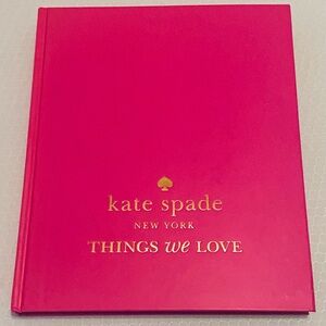 Kate Spade 'Things We Love' Book. Great Condition, Sold as Pictured